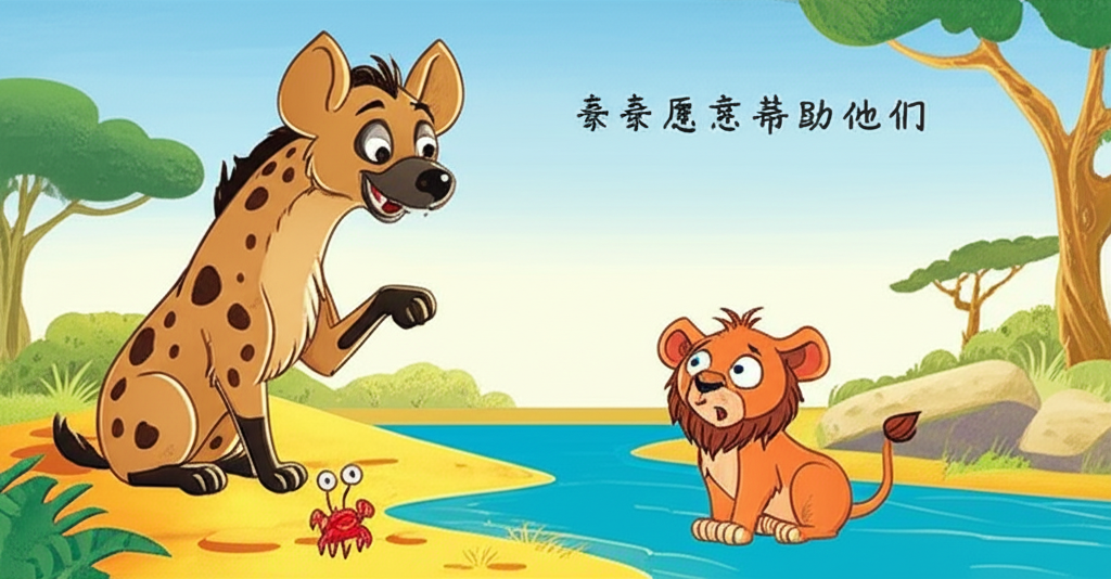 豪豪愿意帮助他们